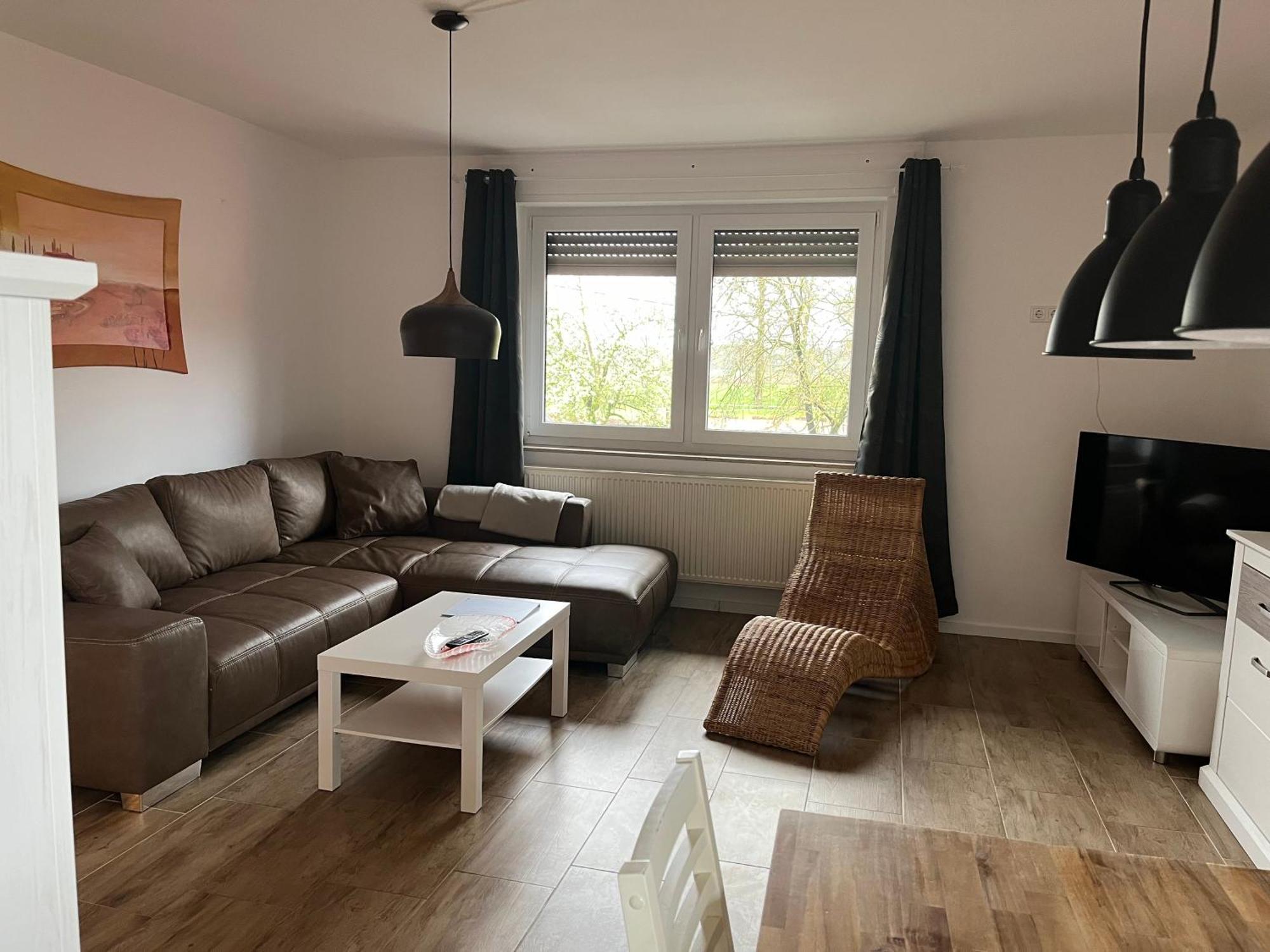 Wunderschoene Ferienwohnung Mit Balkon Auf Dem Bauernhof Greven Luaran gambar